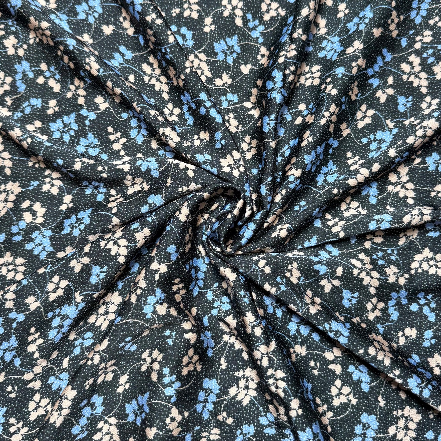 Buy Floral Satin Dobby Printed Fabric - MAF 