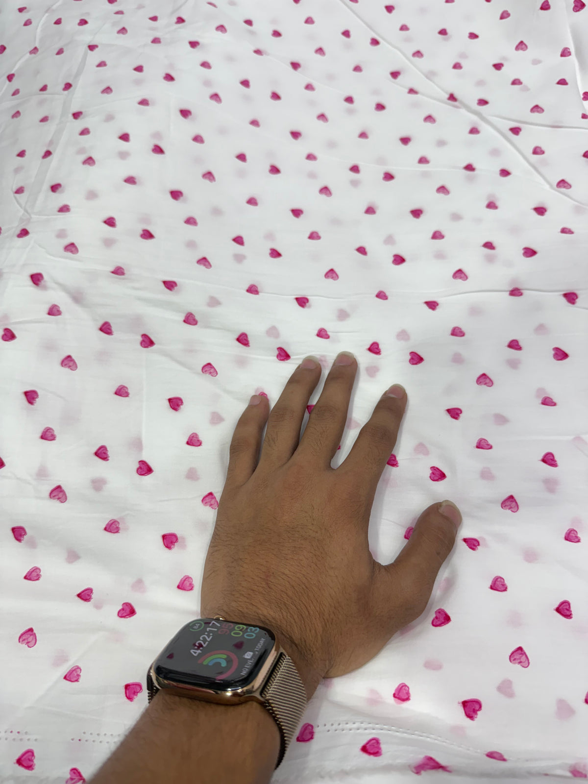 Buy Premium Cotton Poplin Sweetheart print Fabric