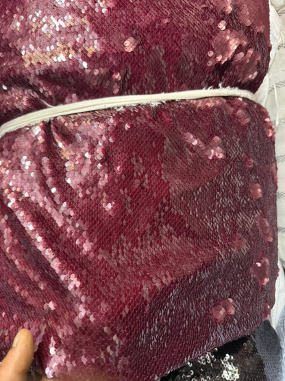 Buy Sequins Wine Fabric