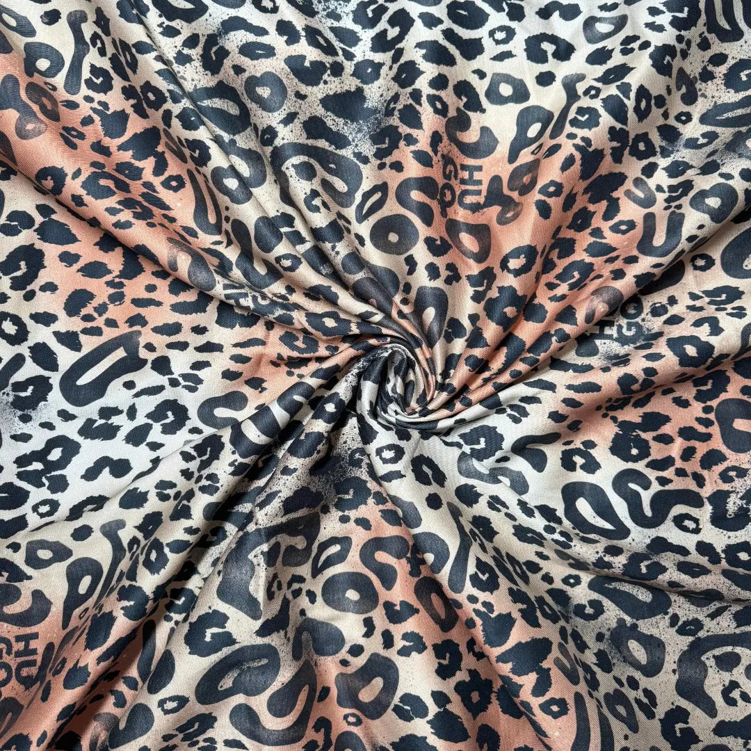 Buy Cotton Viscose Twill Cheetah Printed Fabric - MAF 