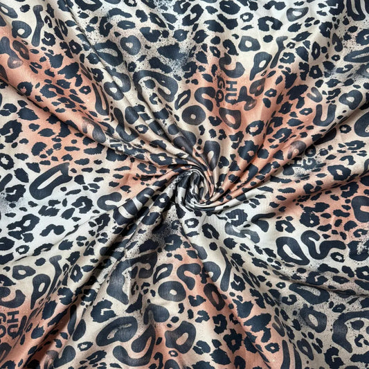 Buy Cotton Viscose Twill Cheetah Printed Fabric - MAF 