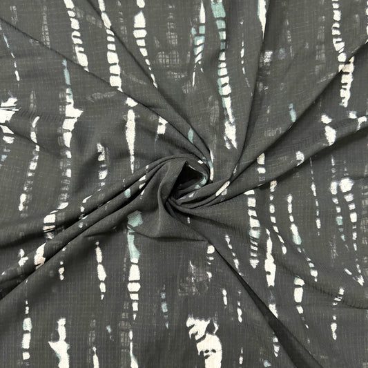 Buy Poly Georgette Dobby Tie & Dye - MAF 
