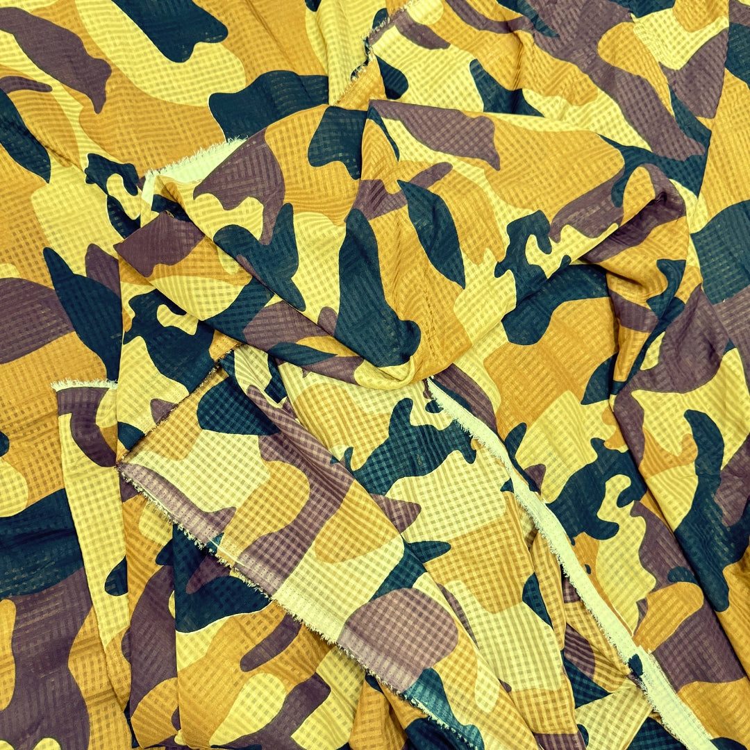 Buy Force Print Viscose Dobby Printed Fabric - MAF 