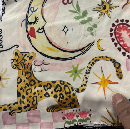 Buy Poly Modal Satin Lycra Kids Printed Fabric