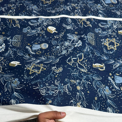Buy Casement Blue Base Kids Printed Fabric - MAF