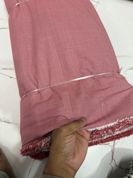 Buy Mill Made Washed Red Chambray Fabric - MAF 