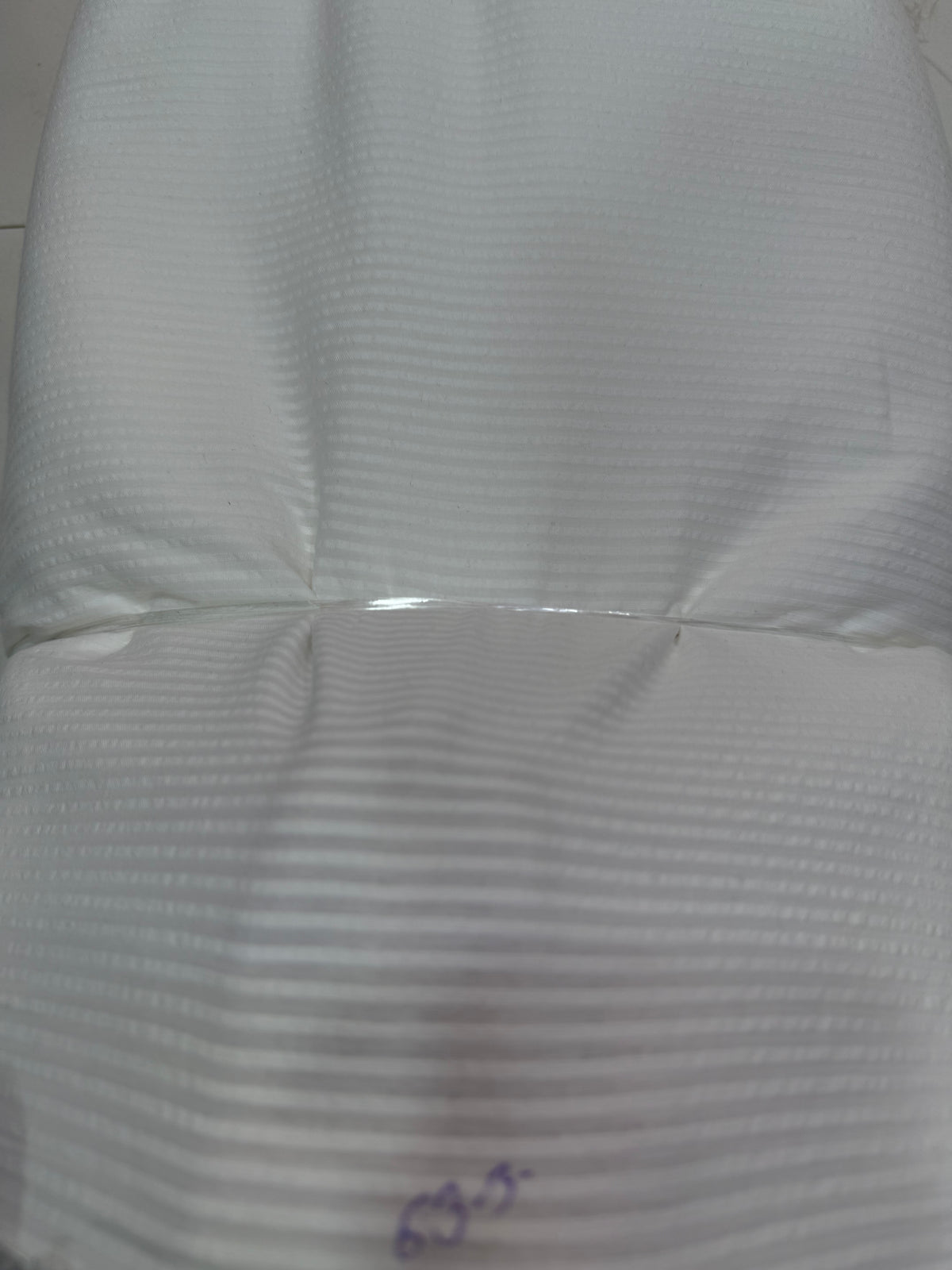Buy Premium Cotton Seersucker Ivory Stripe Fabric