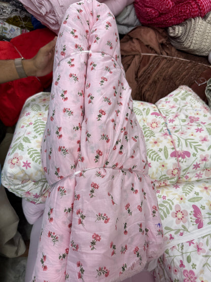 Buy Premium Cotton Flowers Print Fabric