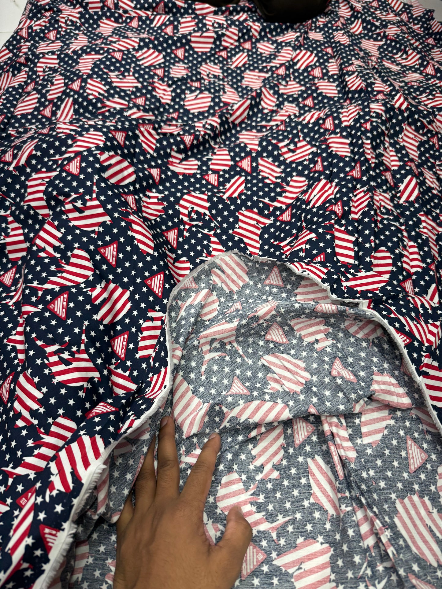 Buy Premium Cotton Poplin America Printed Fabric