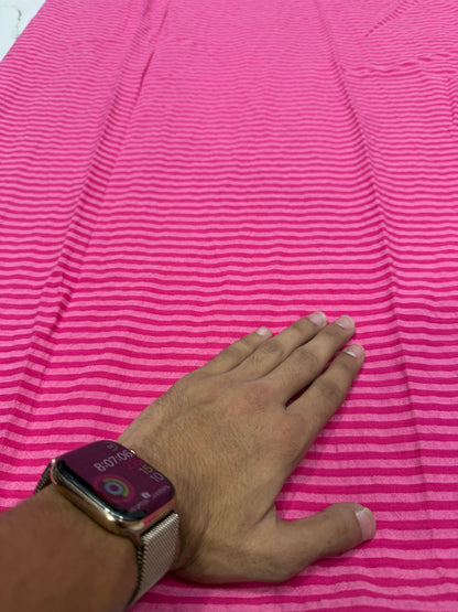 Buy Trending Seersucker Pink Shades Stripe Fabric