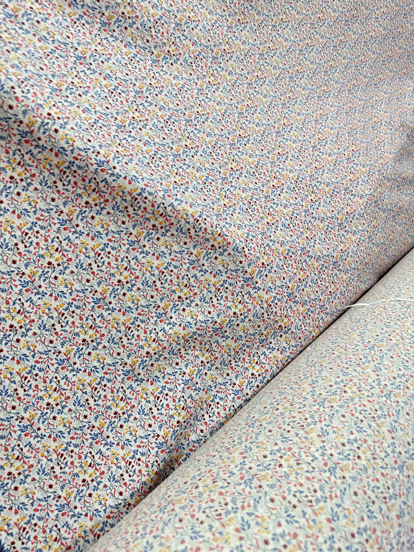 Buy Cotton Poplin Tiny Floral Printed Fabric