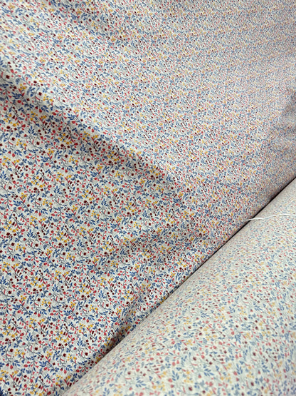 Buy Cotton Poplin Tiny Floral Printed Fabric