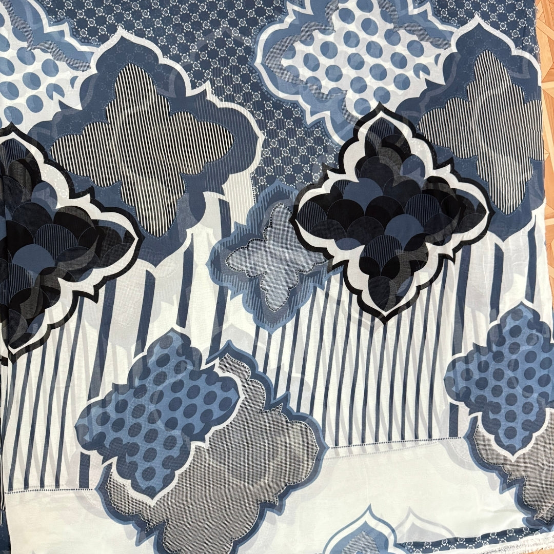 Buy Poly Georgette Marwah Print - MAF 