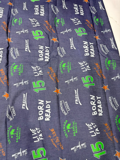 Buy Premium Silky Denim Bikers print