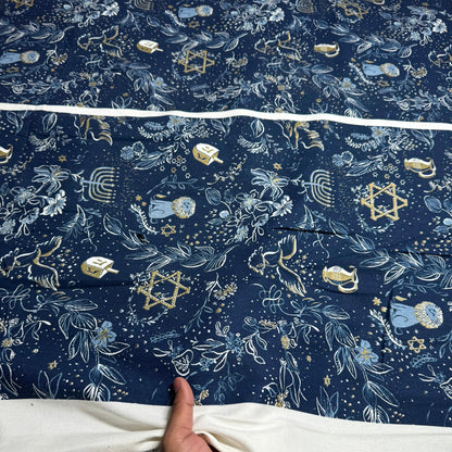 Buy Casement Blue Base Kids Printed Fabric - MAF 
