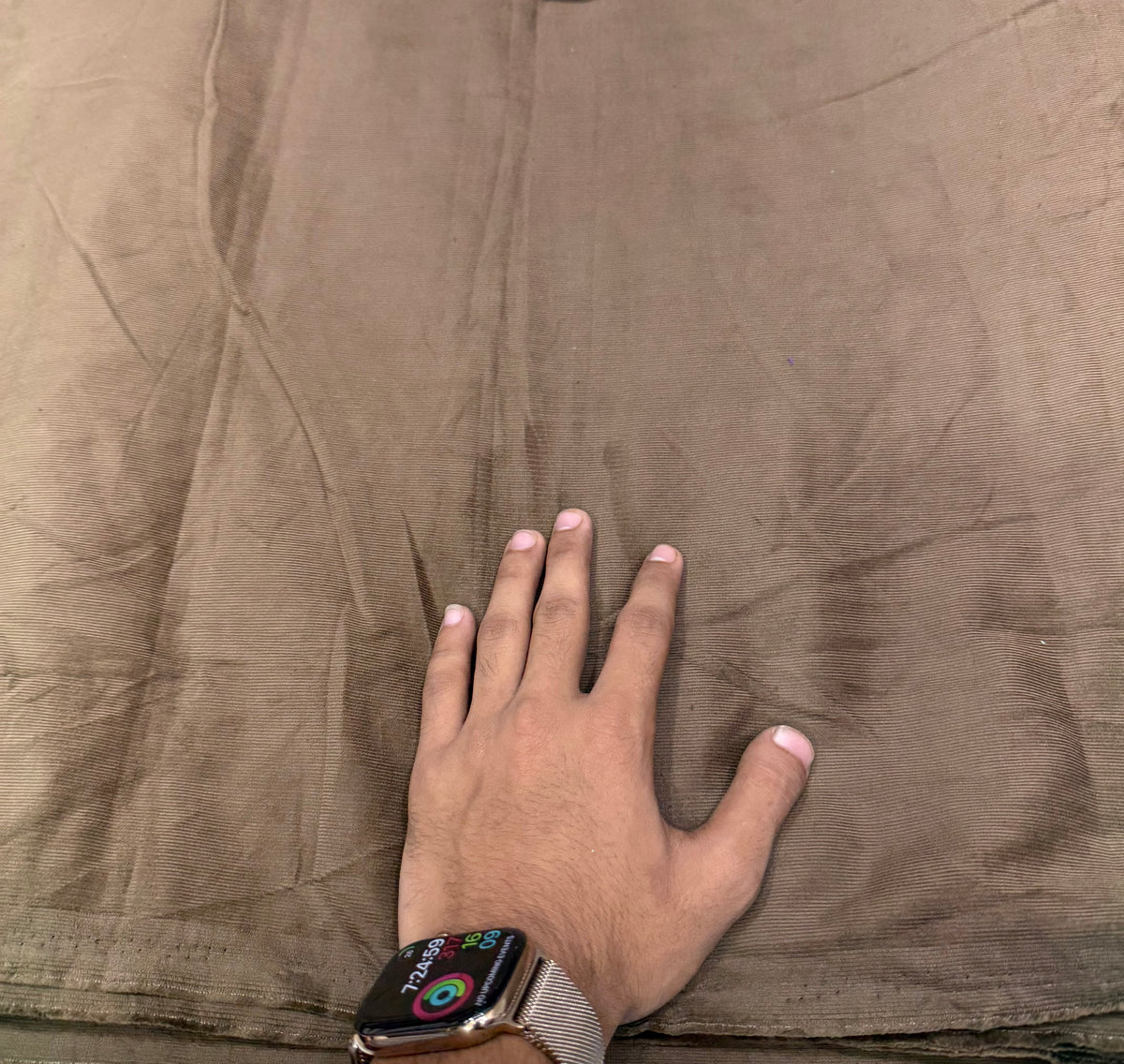 Buy Premium Corduroy Solid Khaki Beige Fabric 21 Wales
