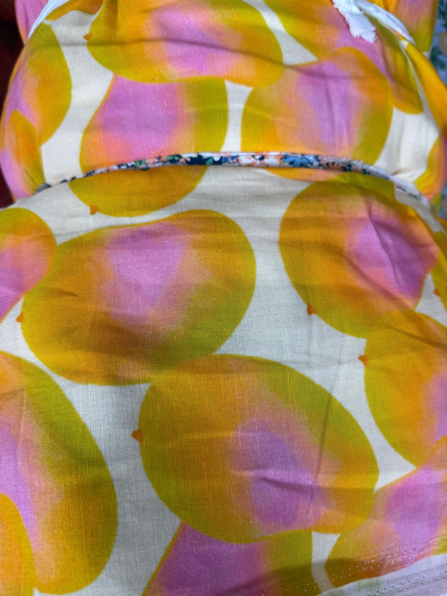 Buy Cotton Viscose Linen Mango 2.0 Printed Fabric