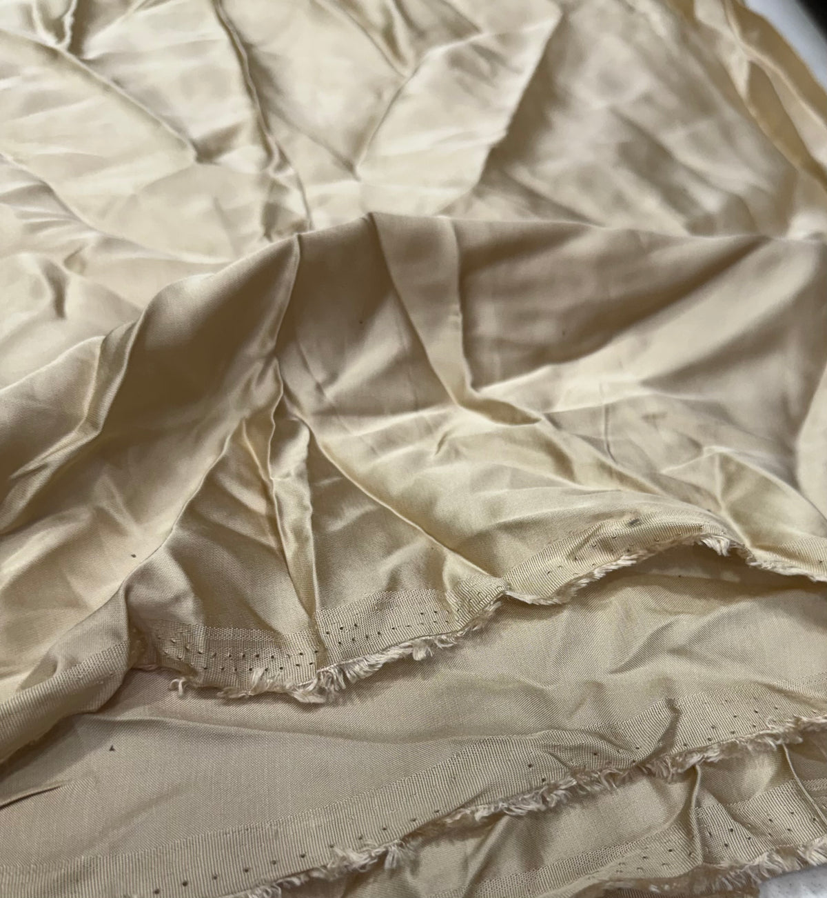 Buy Fine Premium Viscose Modal Satin Solid Champagne Fabric
