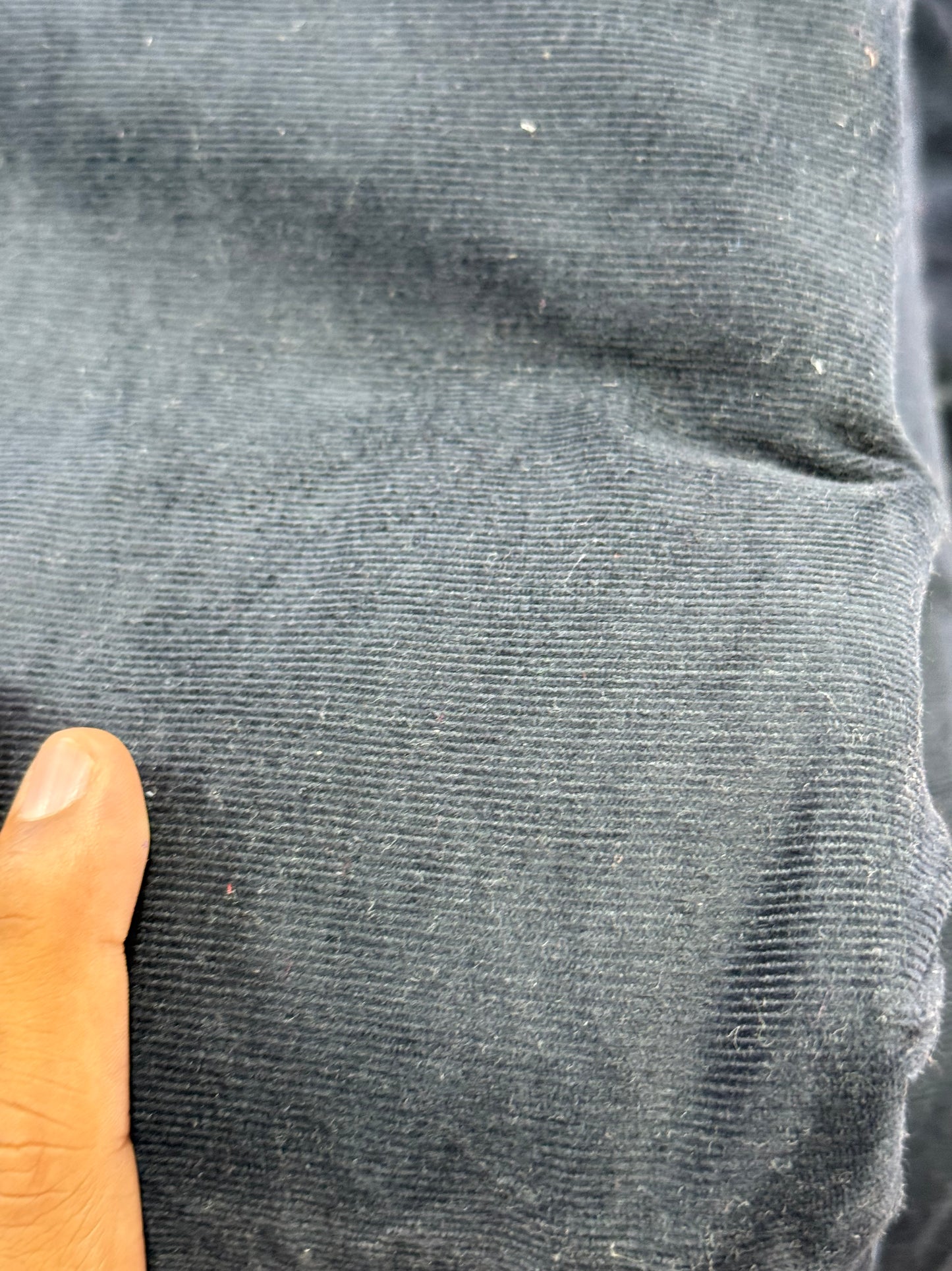 Buy Corduroy Solid Navy Blue Fabric (21 Wale)