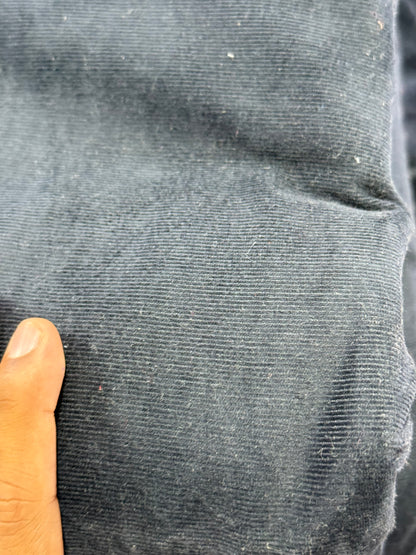 Buy Corduroy Solid Navy Blue Fabric (21 Wale)