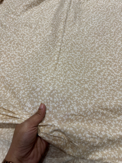 Buy Mul Cotton Tiny Soothing Floral Printed Fabric