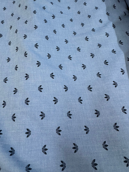 Buy Oxford Chambray Original Logo Printed Fabric