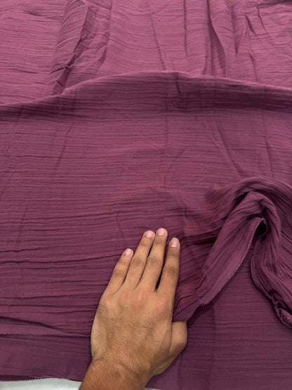 Buy Premium Soft Cotton Double Cloth Wine Maroon Fabric