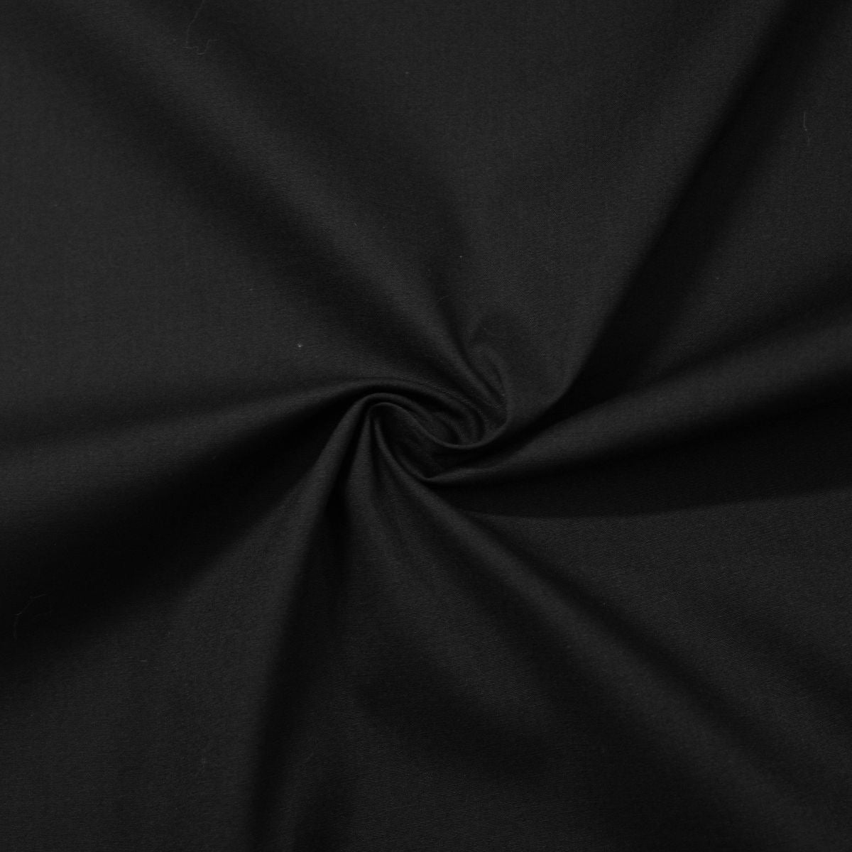 Buy Black Pure Cotton Poplin Fabric - MAF 