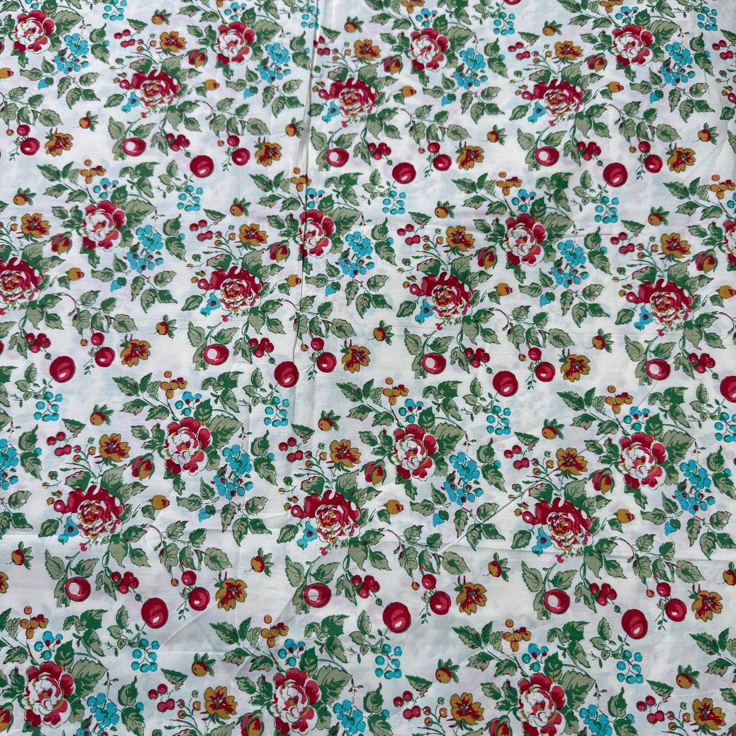 Buy Poplin Cherry Blossom Printed Fabric - MAF 