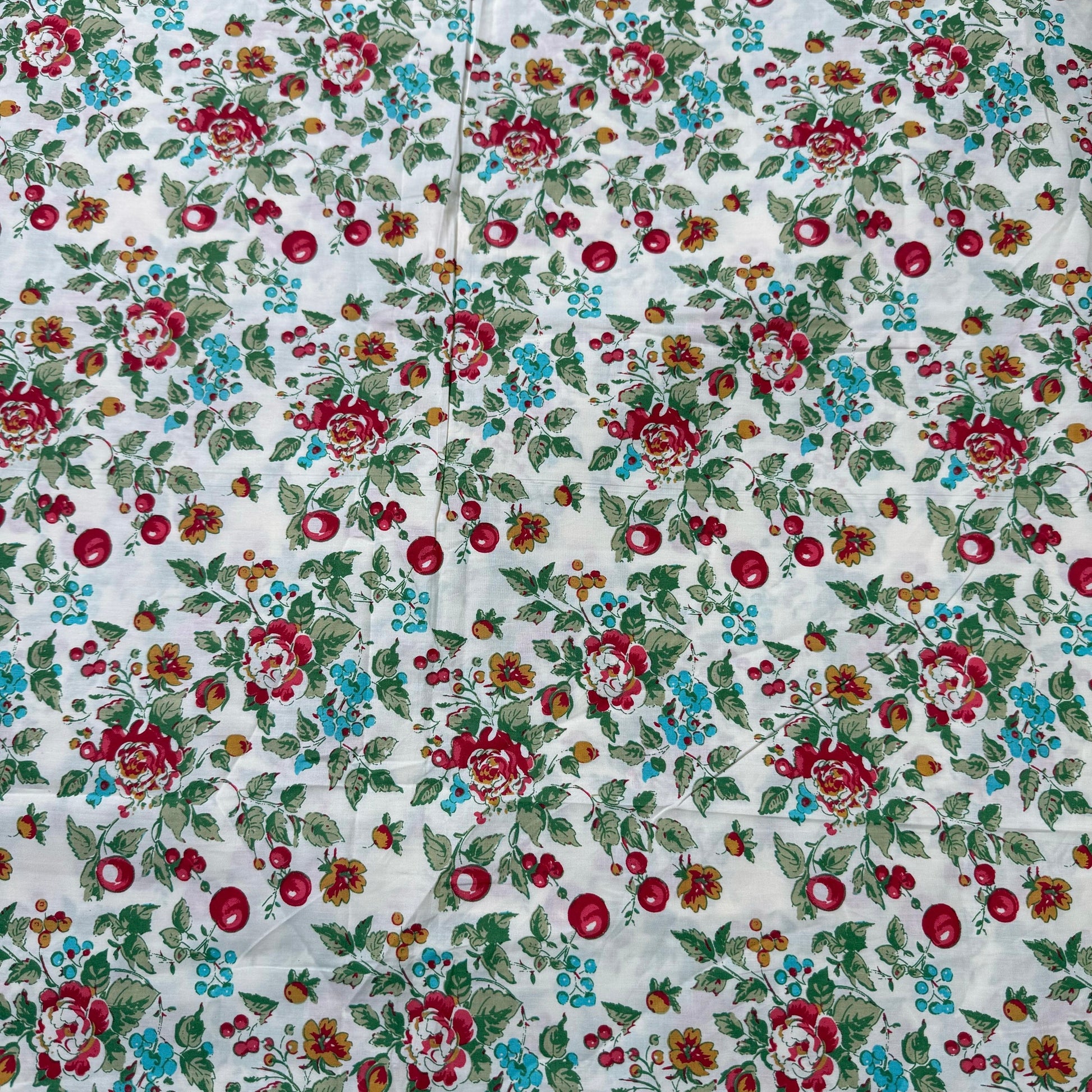Buy Poplin Cherry Blossom Printed Fabric - MAF 