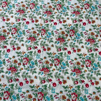 Buy Poplin Cherry Blossom Printed Fabric - MAF 