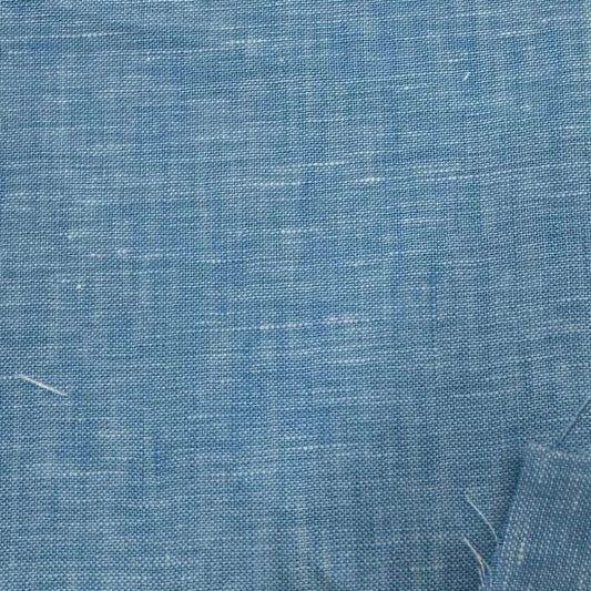 Buy Imported 100% Linen Washed Light Blue Colour