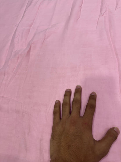 Buy Premium Soft Cotton Double Cloth Pink Fabric