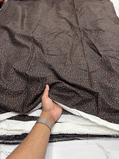 Buy Poplin Hyena Printed Fabric - MAF 