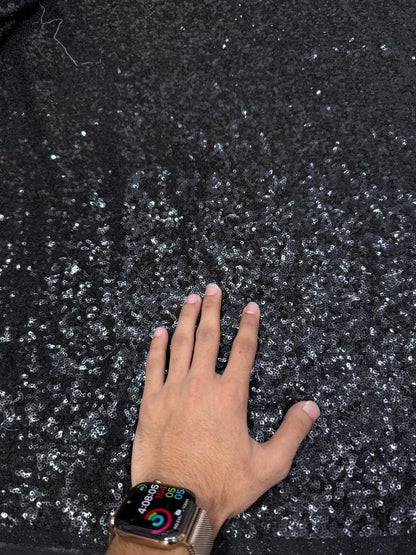 Buy Premium Sequin Midnight Shimmer Fabric