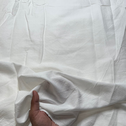 Buy White Dyeable Viscose Dobby Jira Fabric - MAF 