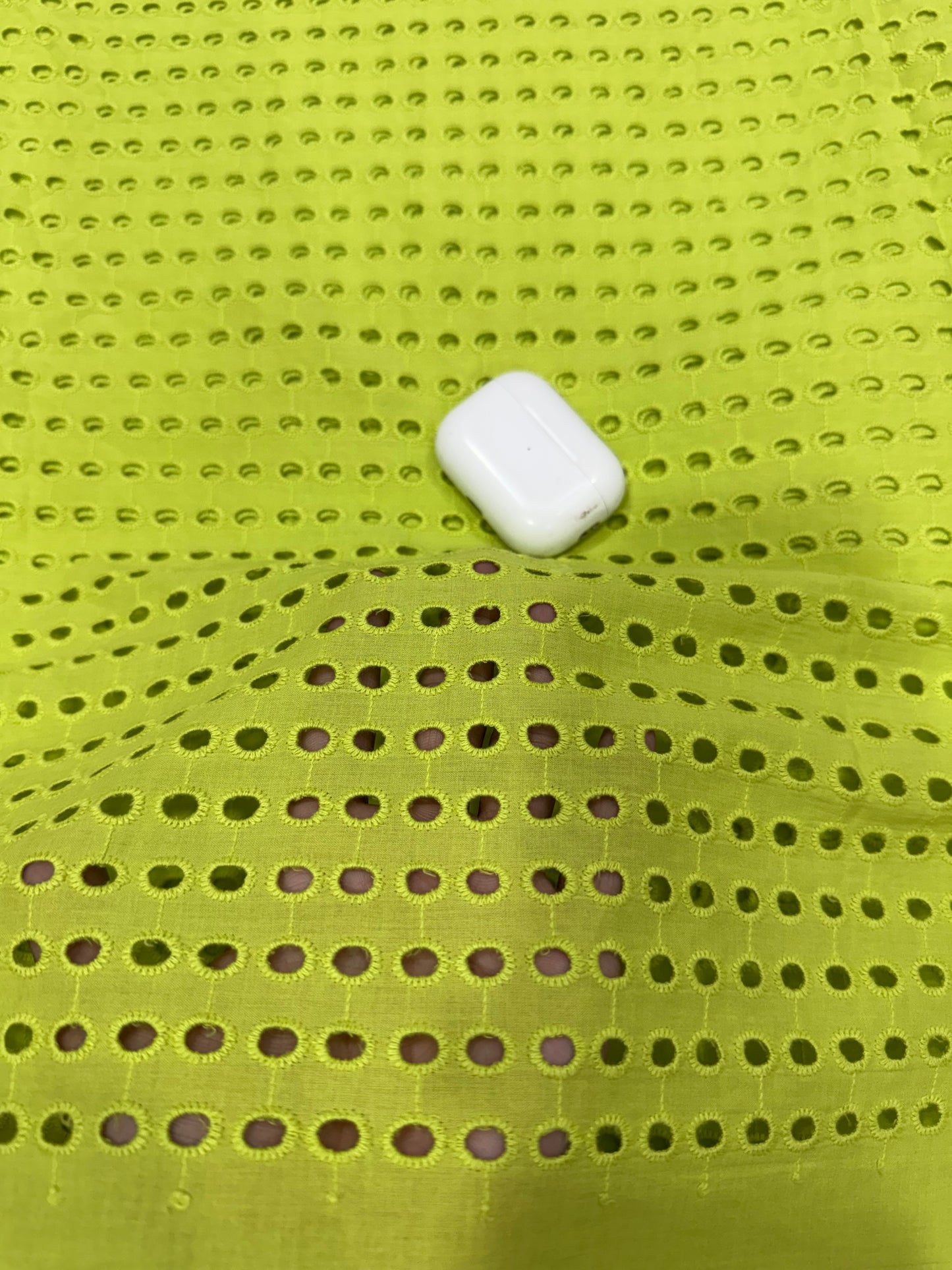 Buy Premium Cotton Cambric Schiffli Citron Eyelet Fabric