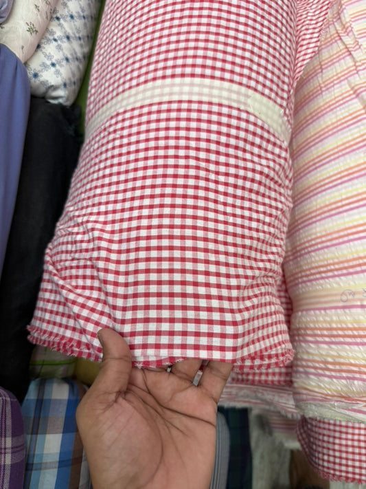 Buy Premium Cotton Yarn-Dyed Cherry Gingham