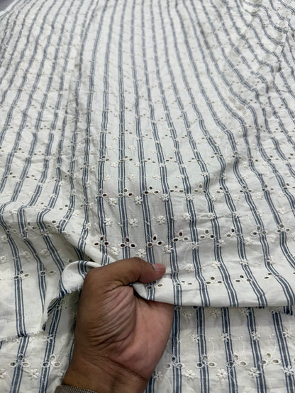 Buy Cotton Yarn Dyed Stripe Hakoba Fabric