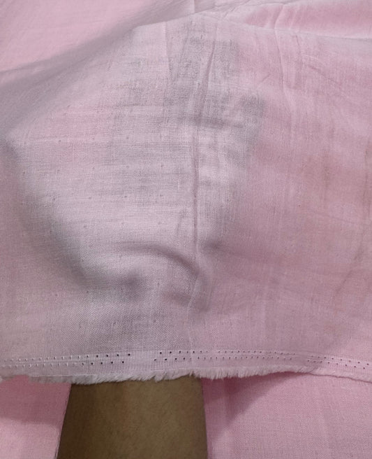 Buy Premium Soft Cotton Double Cloth Pink Fabric