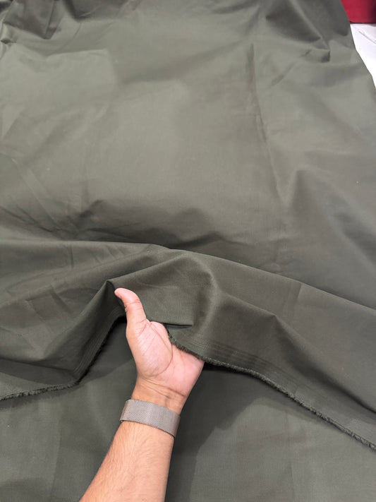 Buy Bottom Non Denim Twill Olive Fabric - MAF 