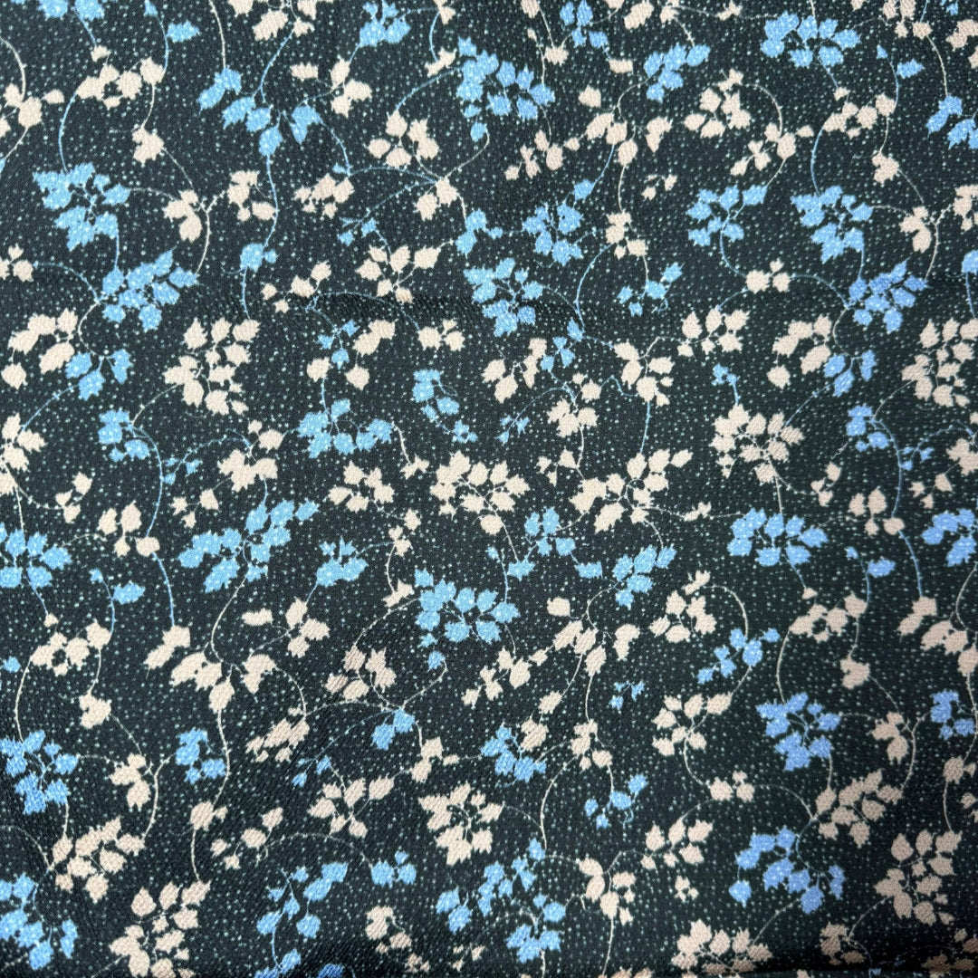 Buy Floral Satin Dobby Printed Fabric - MAF 