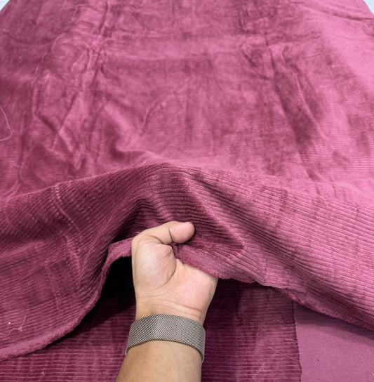 Buy Premium Corduroy Solid Dusty Mauve Pink Fabric 11 Wales