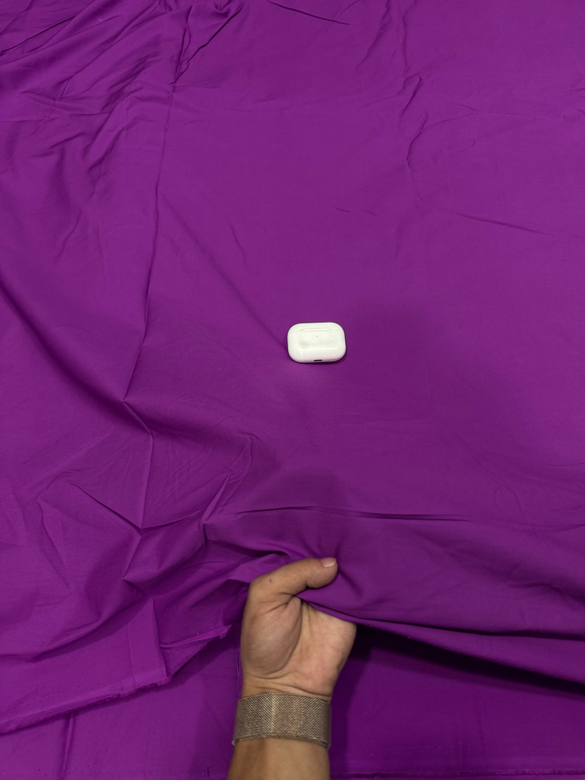 Buy Premium Poplin Solid Magenta Purple Fabric