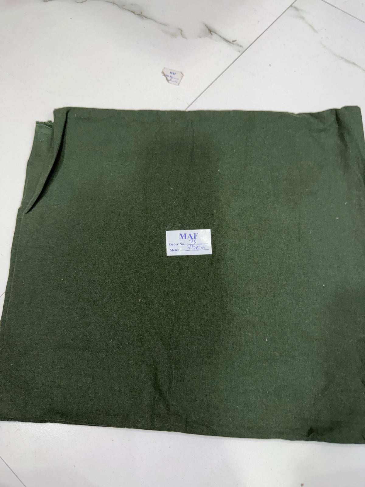 Buy Cutpiece Rare Linen Solid Green 75 Centimeter
