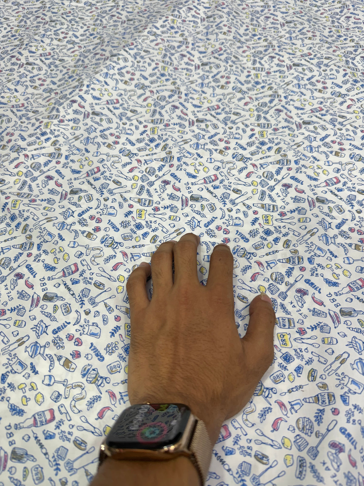 Buy Poplin Ditsy Floral Printed Fabric