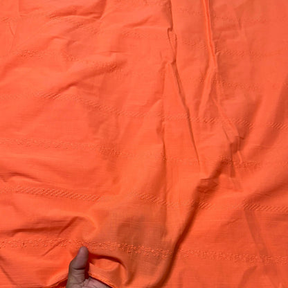 Buy Hakoba Orange Lace Design Fabric - MAF 