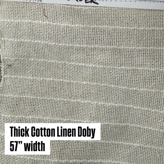 Buy Cotton Linen Doby Fabric