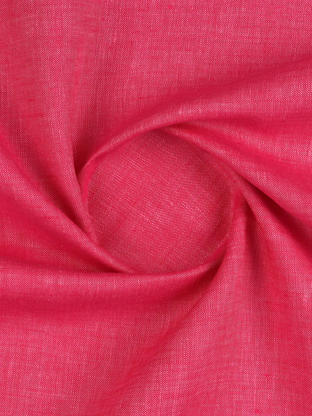 Buy Lab Certified Pure Linen Dark Pink Fabric - MAF 