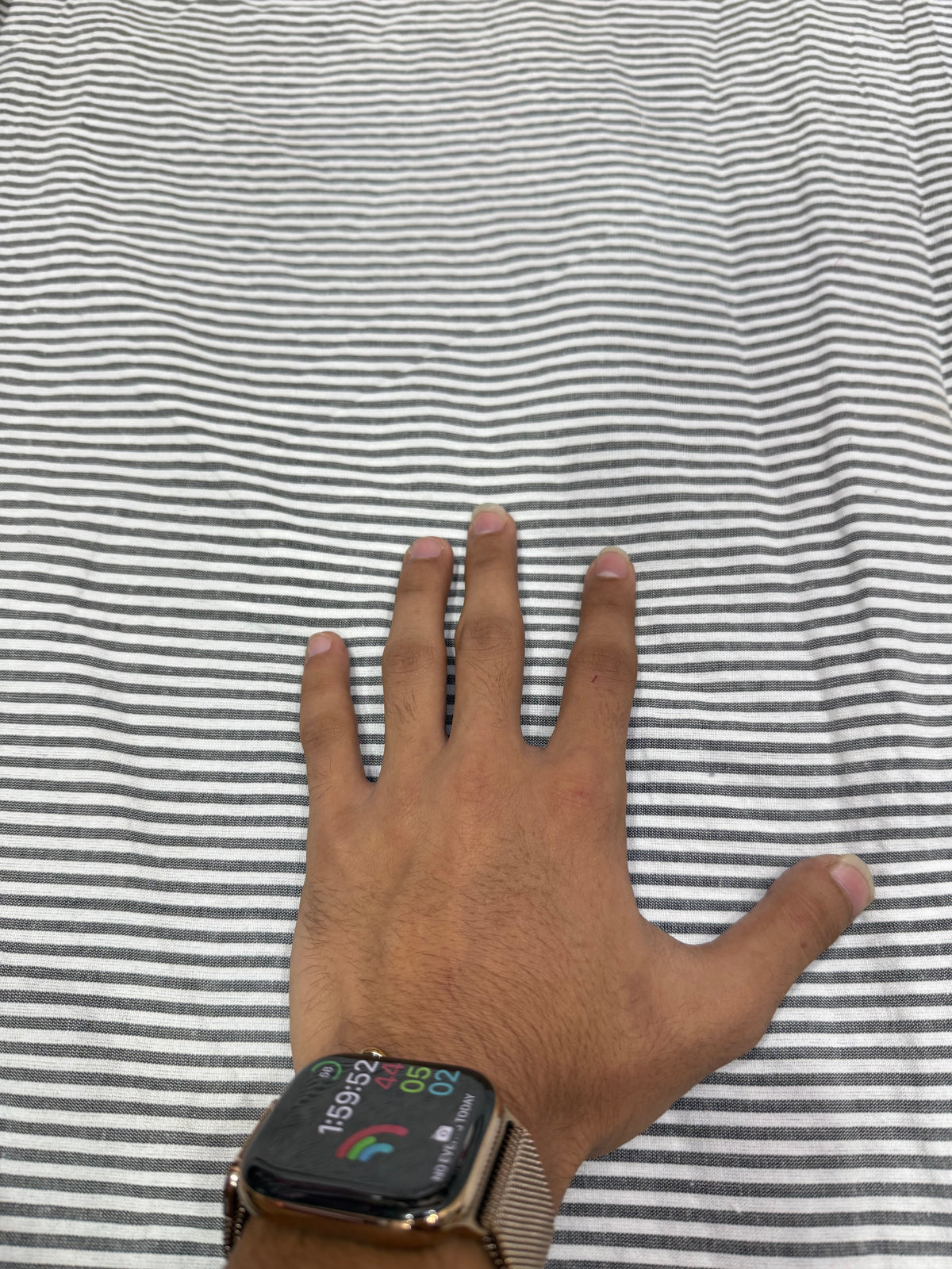 Buy Premium Cotton Seersucker Charcoal Pinstripe Fabric